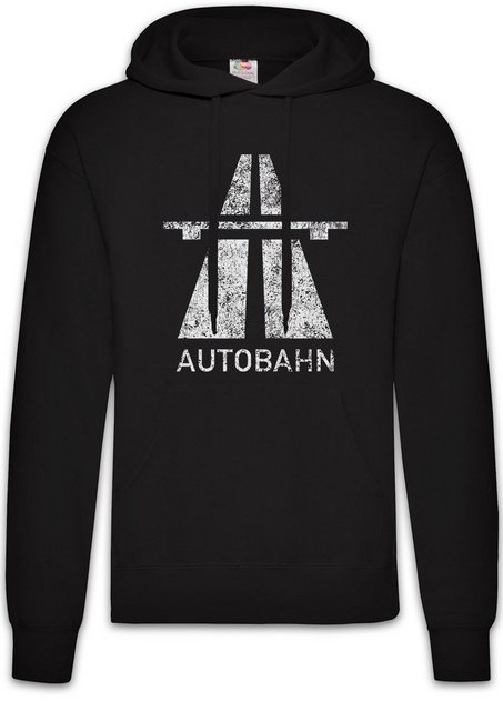 Urban Backwoods Hoodie Autobahn Herren Hoodie Techno Acid Indie Sign Schild günstig online kaufen