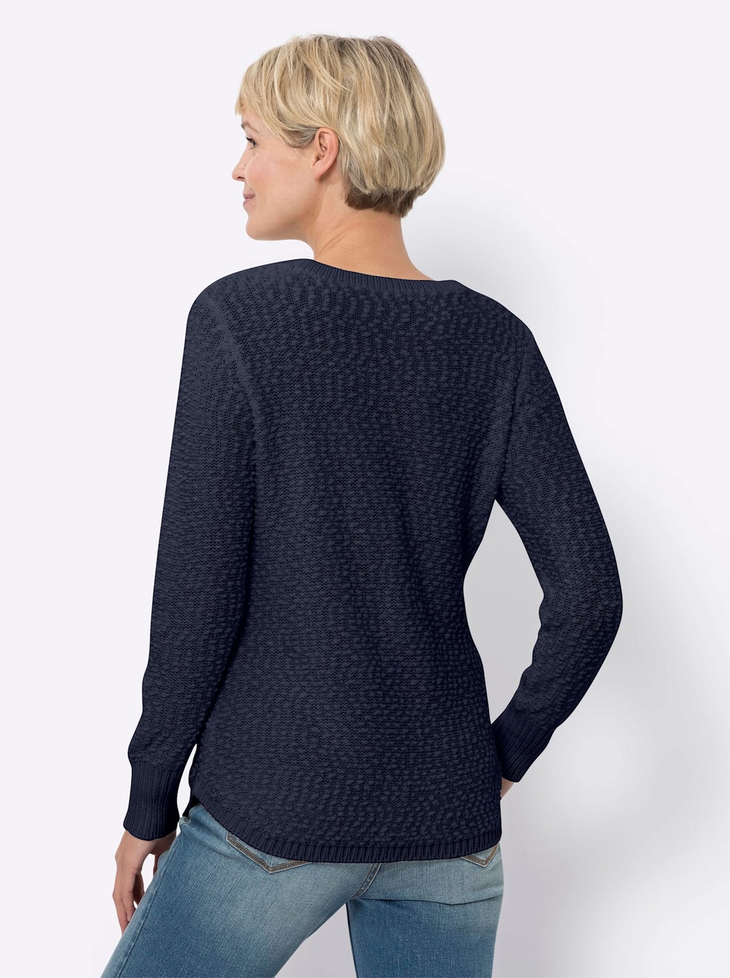 Classic Basics Rundhalspullover "Langarm-Pullover" günstig online kaufen