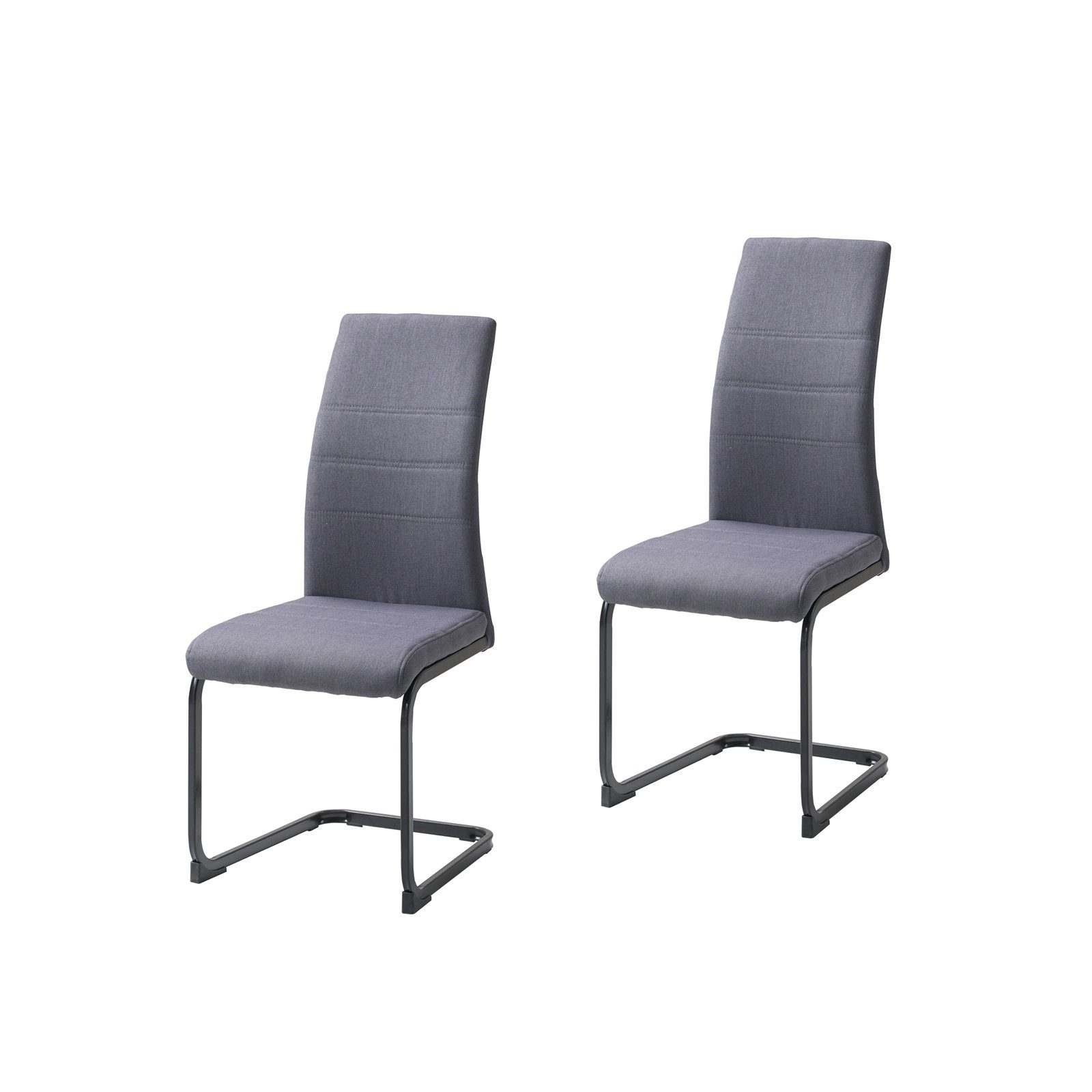HTI-Living Freischwinger Schwingstuhl SallyP Grau (Set, günstig online kaufen
