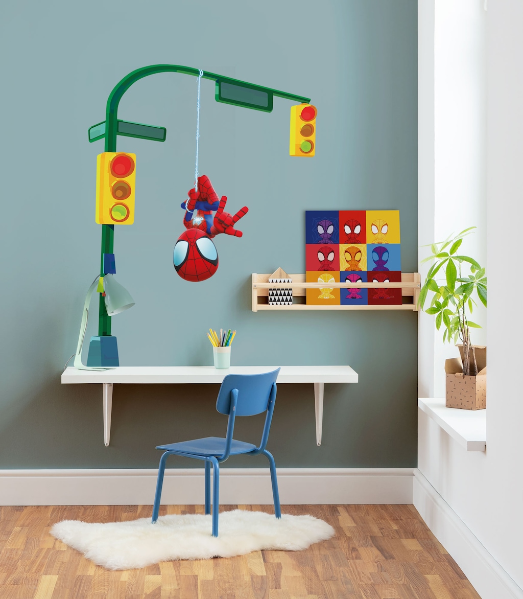 Komar Wandtattoo "Spidey and His Amazing Friends Lamp Swing - Größe 50 x 70 günstig online kaufen