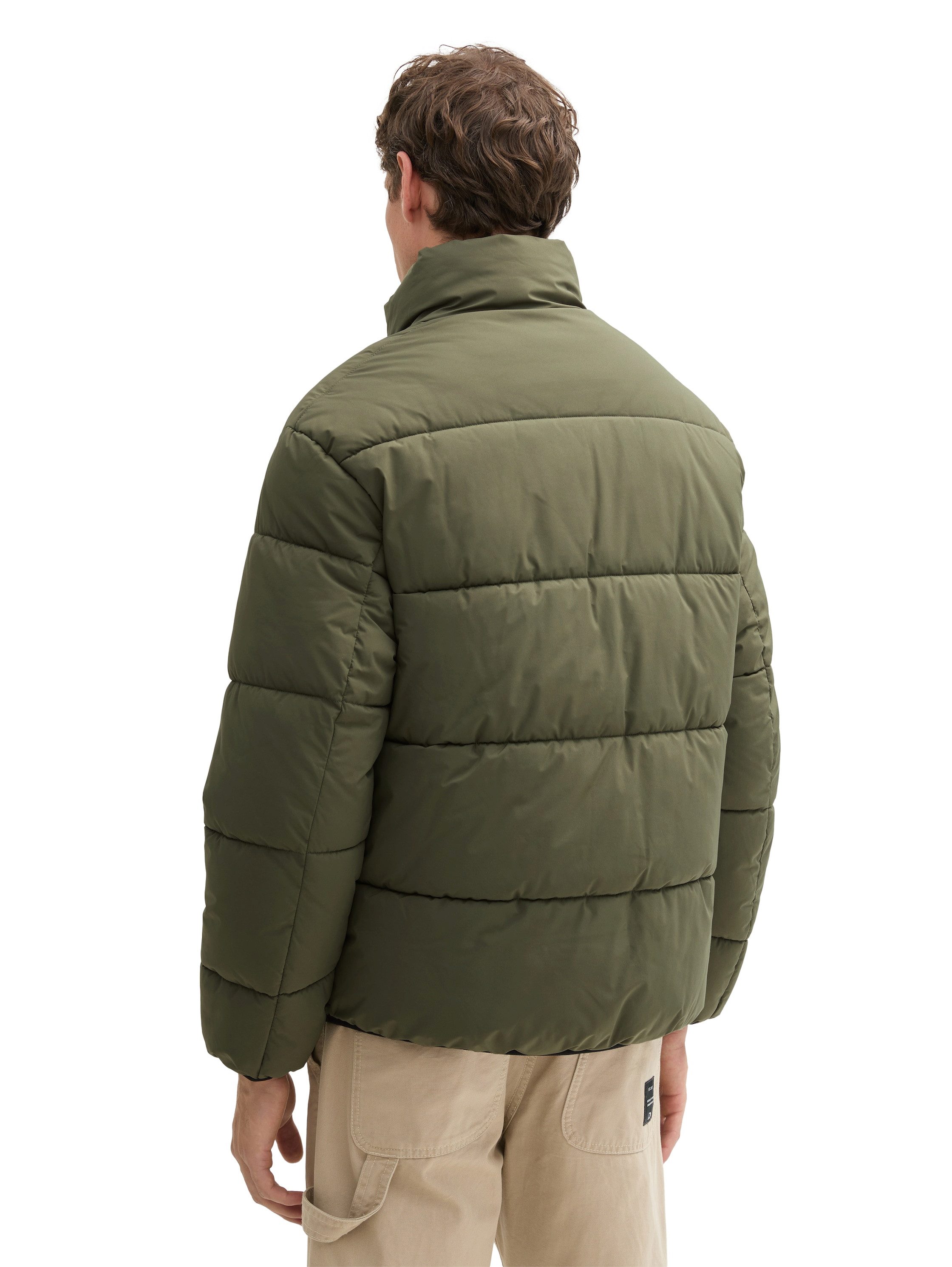 TOM TAILOR Denim Steppjacke mit Logoprint günstig online kaufen