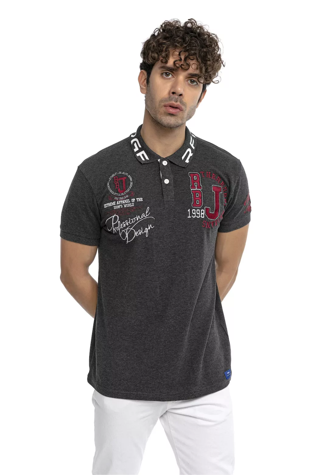 RedBridge Poloshirt "Orlando", im Slim Fit mit Stickerei günstig online kaufen