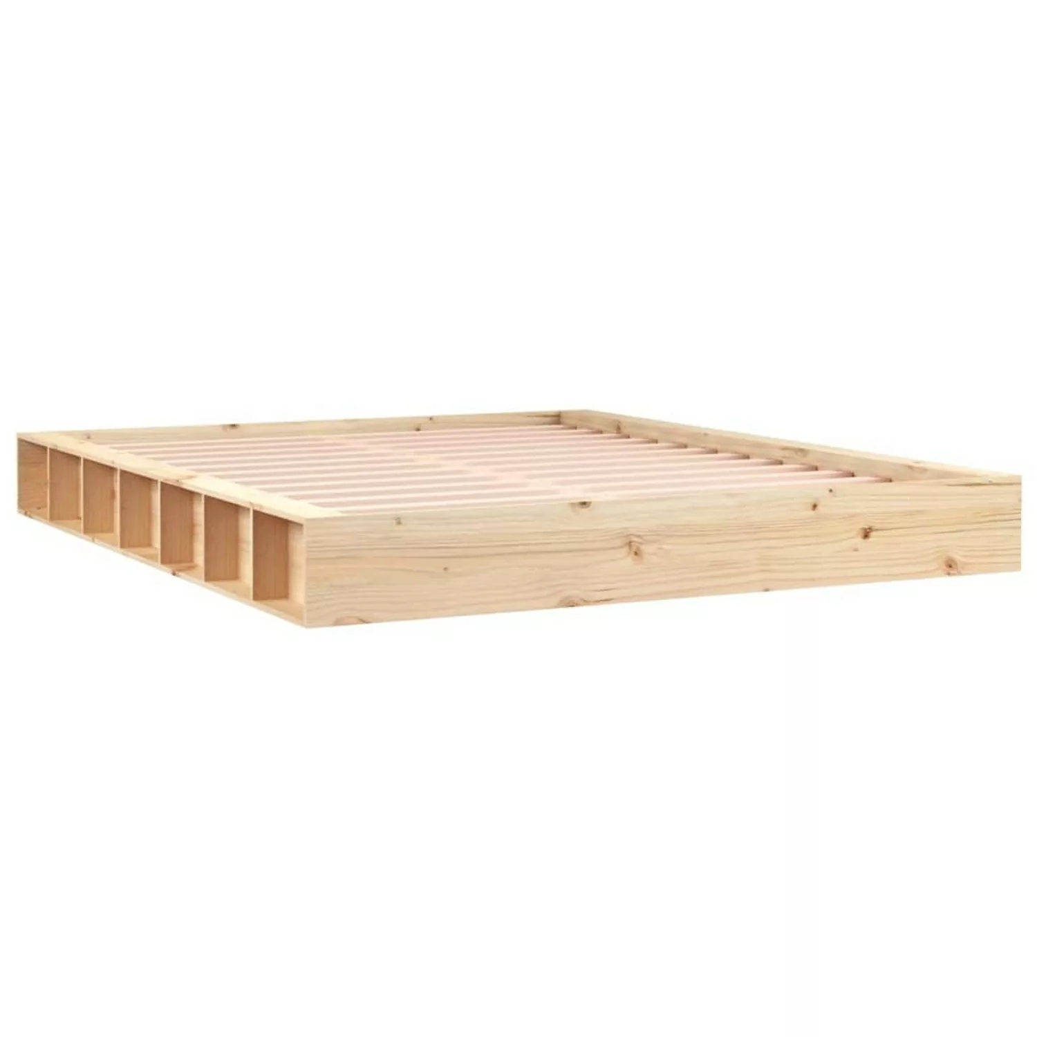 vidaXL Bettgestell Massivholzbett 120x200 cm Bett Bettgestell Holz Bettrahm günstig online kaufen