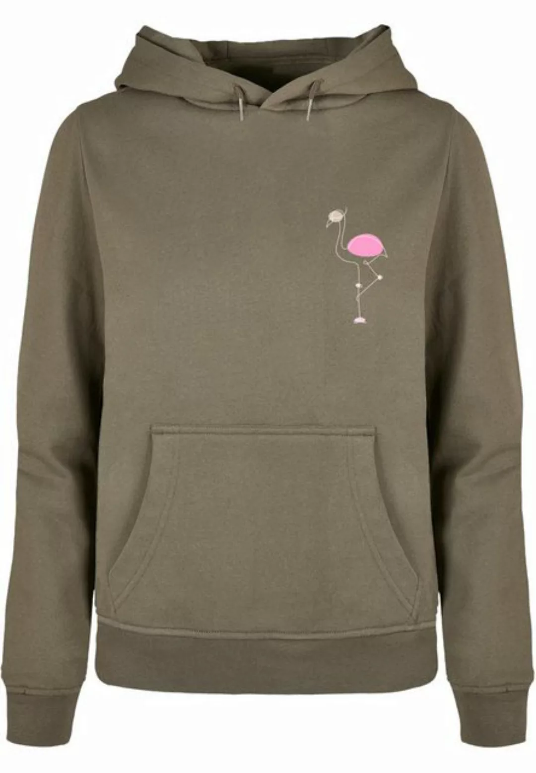 Merchcode Kapuzenpullover "Merchcode Damen Ladies Flamingo Basic Hoody" günstig online kaufen