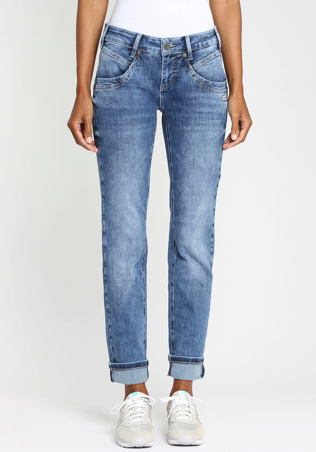 GANG Slim-fit-Jeans "94JOJO", Bewegungsfreiheit mit großer Formstabilität günstig online kaufen