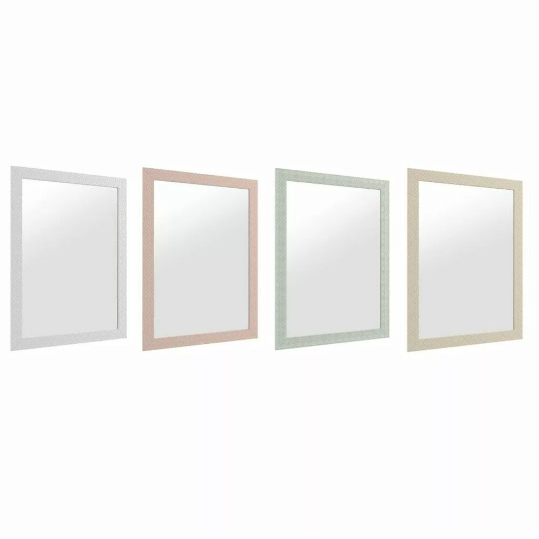 Wandspiegel Dkd Home Decor Kristall Rosa Grün Polystyrol (60 X 2 X 86 Cm) ( günstig online kaufen