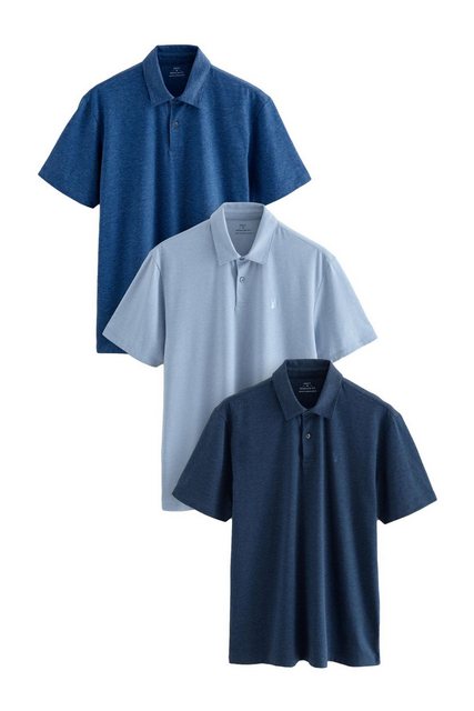 Next Poloshirt 3er-Pack Kurzarm-Poloshirts aus Jersey (3-tlg) günstig online kaufen