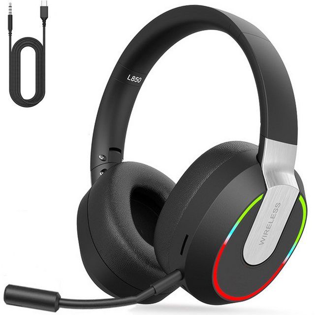 MSOVAEU Gaming Headset, Wireless Gaming Headset für PC, PS4, PS5, Mac Gamin günstig online kaufen