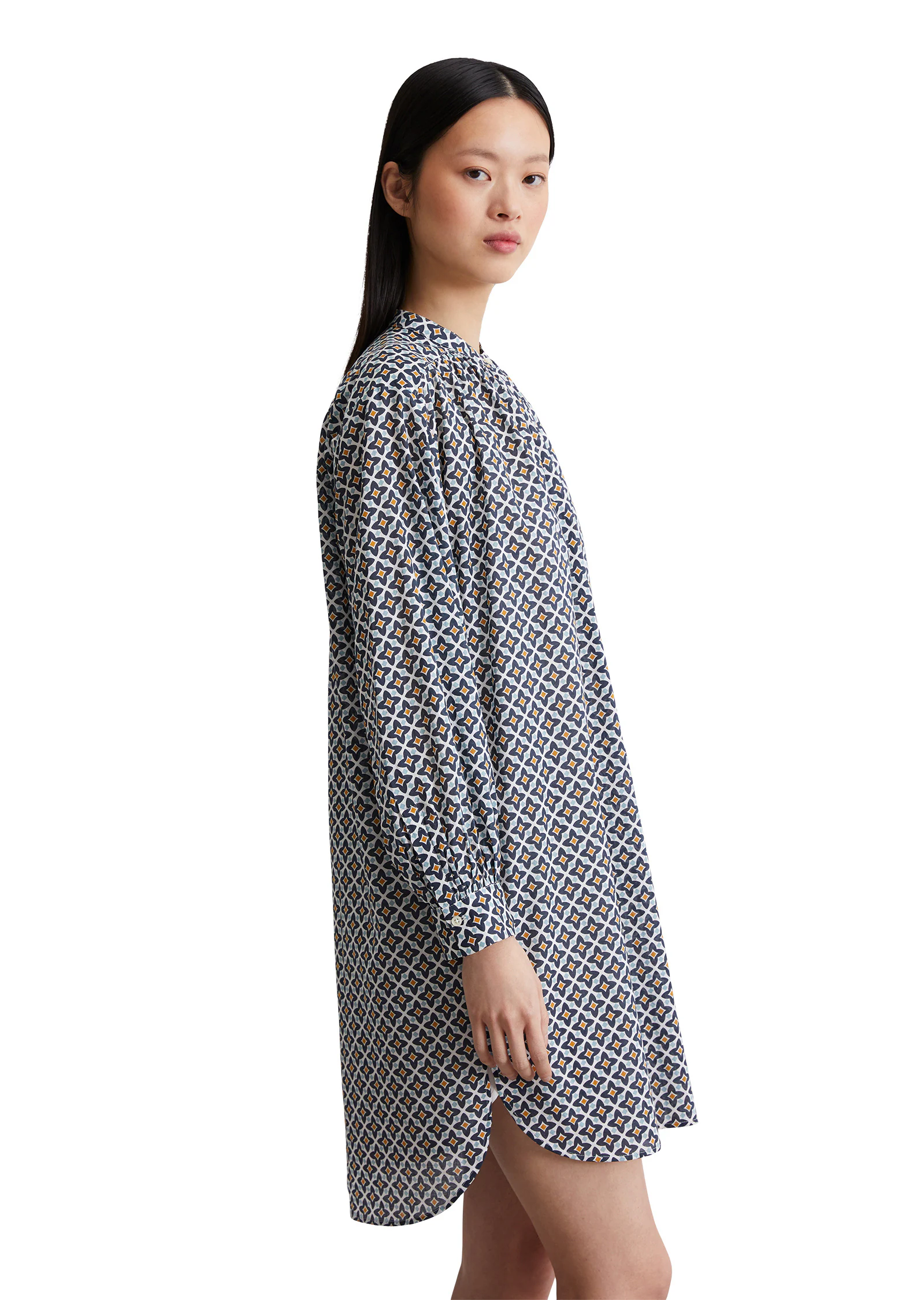 Marc OPolo Hemdblusenkleid "aus leichtem Baumwoll-Voile" günstig online kaufen