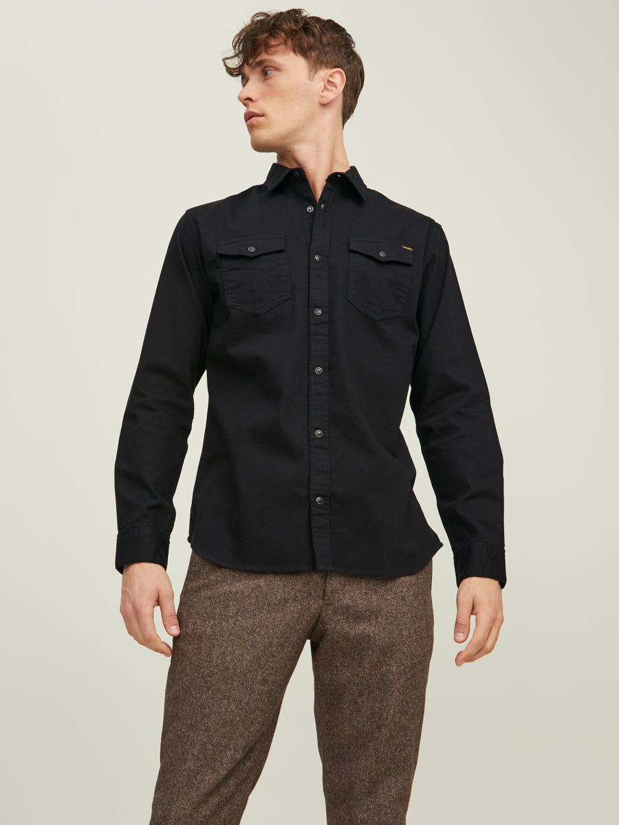 Jack & Jones Herren Jeanshemd JJESHERIDAN SHIRT L/S günstig online kaufen