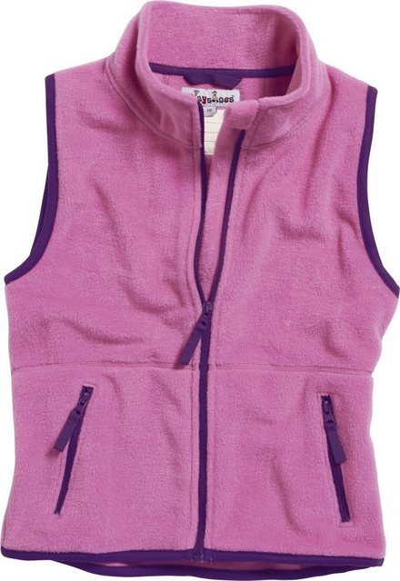 Playshoes Fleecejacke Fleece-Weste farbig abgesetzt günstig online kaufen