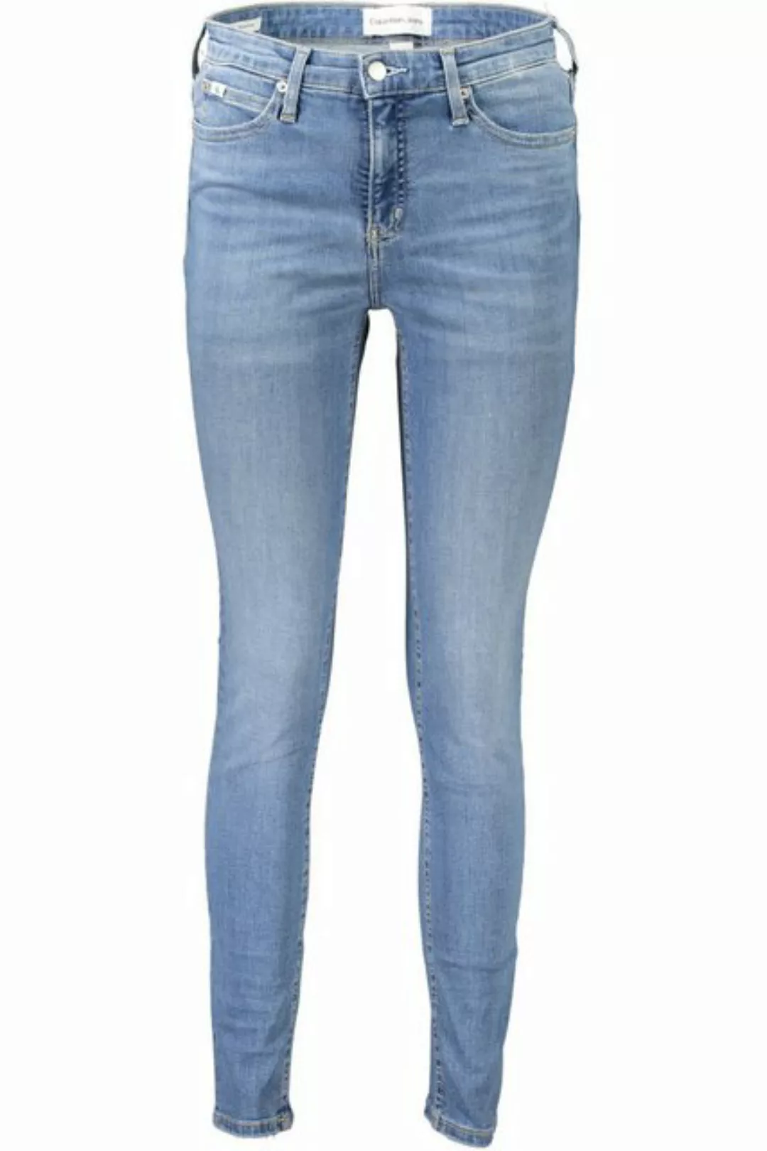 Calvin Klein Jeans 5-Pocket-Jeans Damen Skinny Jeans Blau mit Waschungseffe günstig online kaufen