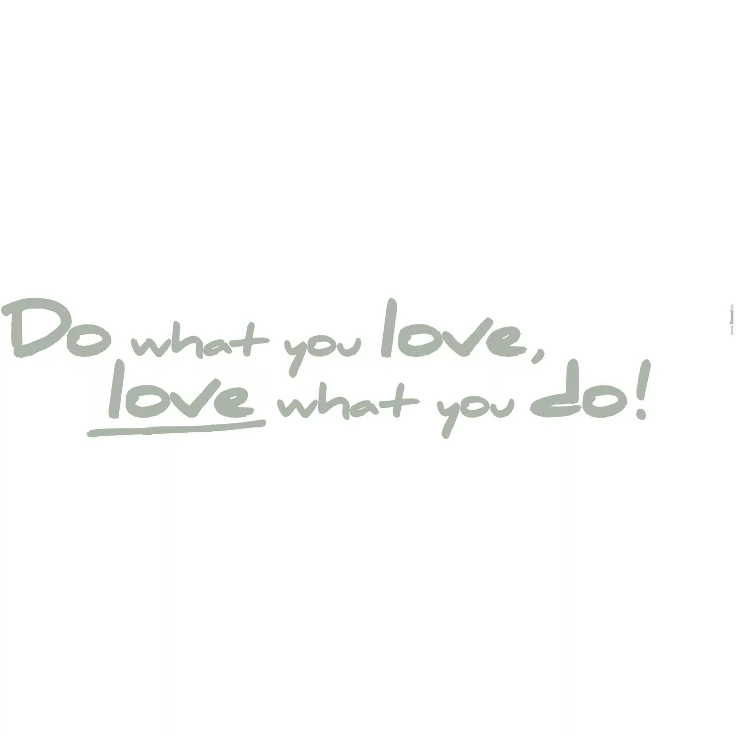 Komar Wandtattoo "Do what you love", (2 St.), 14x70 cm (Breite x Höhe), sel günstig online kaufen