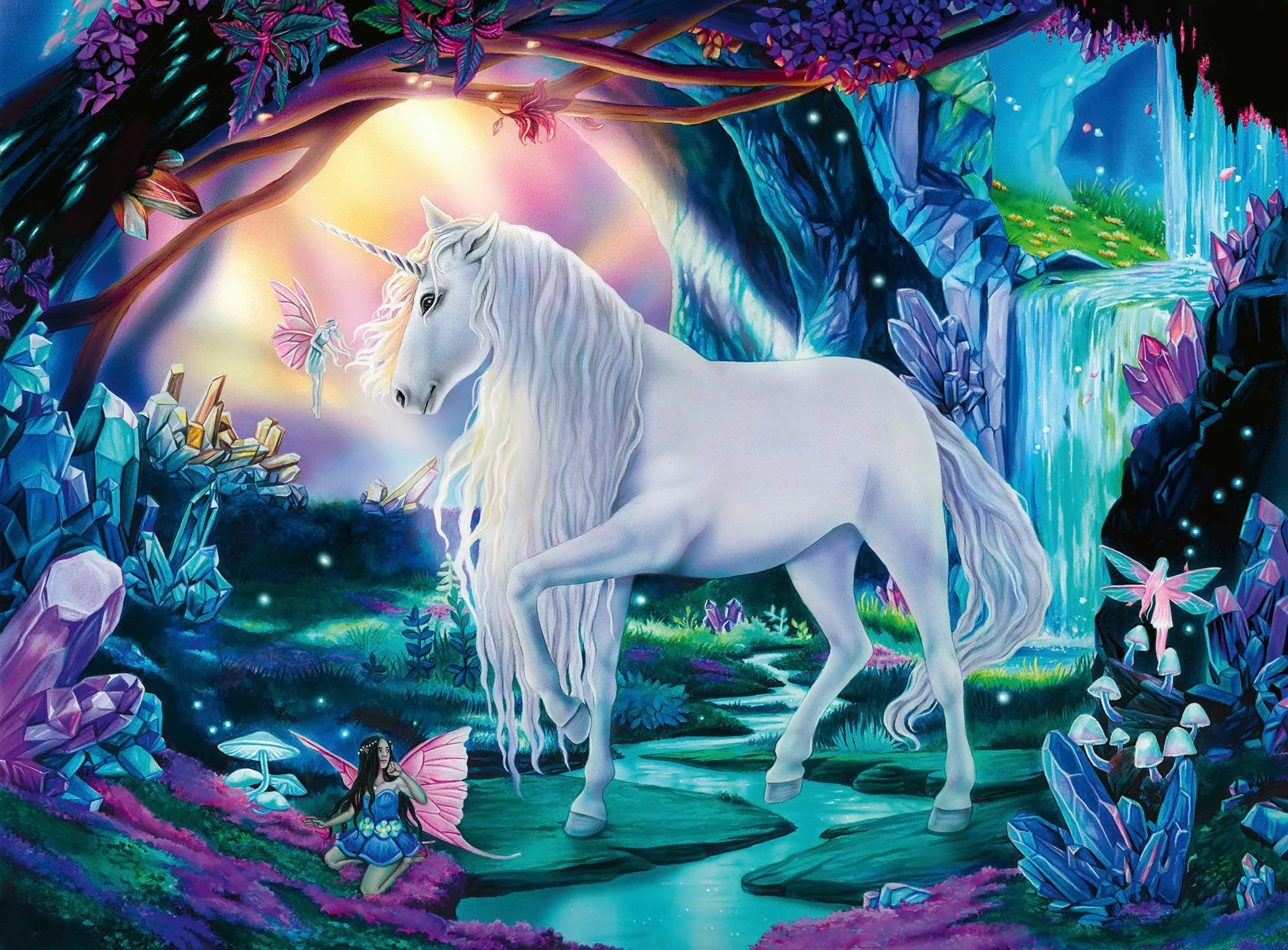 Ravensburger Puzzle Kristall-Einhorn, 300 Puzzleteile, Made günstig online kaufen
