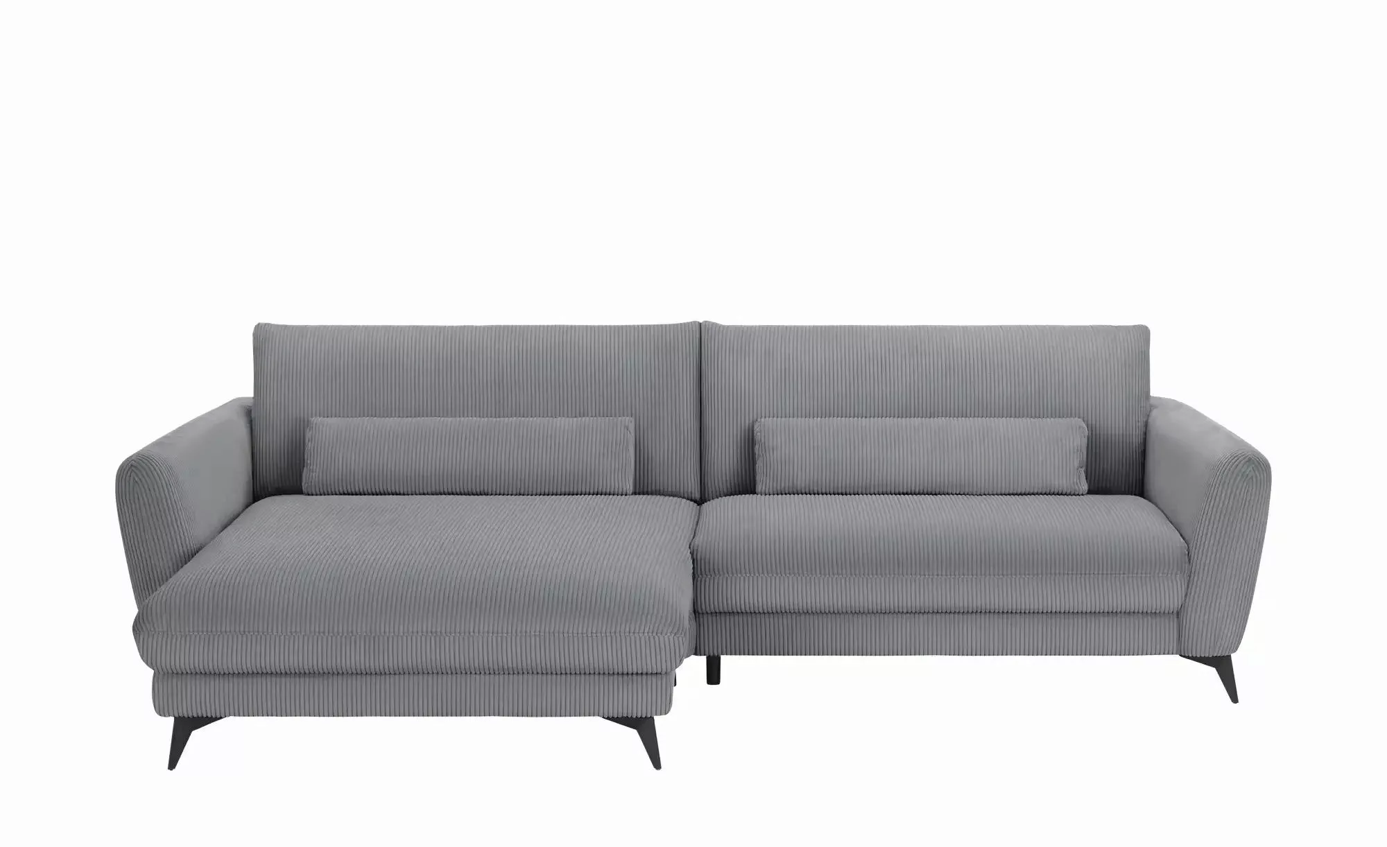 Ecksofa Cordstoff Amina ¦ grau ¦ Maße (cm): B: 288 H: 81 T: 194.0 Polstermö günstig online kaufen