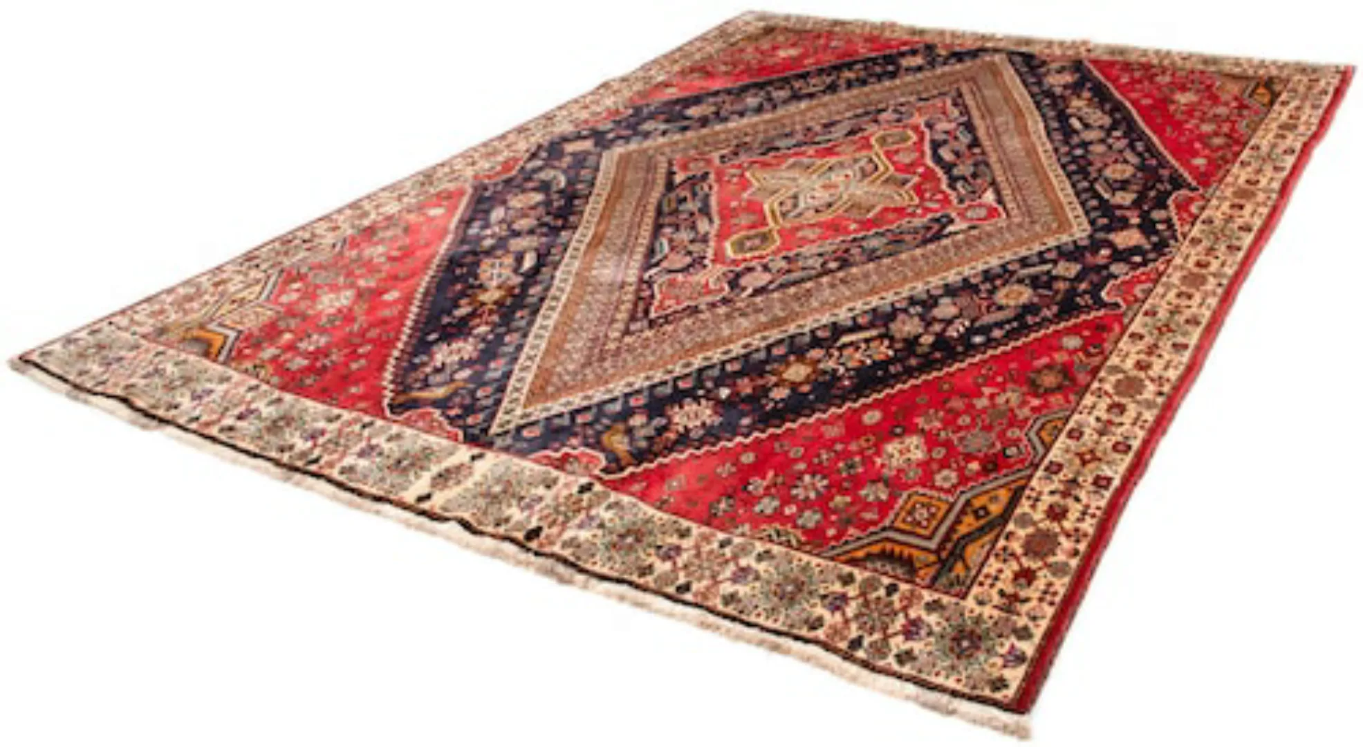 morgenland Wollteppich »Shiraz Medaillon Rosso 315 x 220 cm«, rechteckig günstig online kaufen