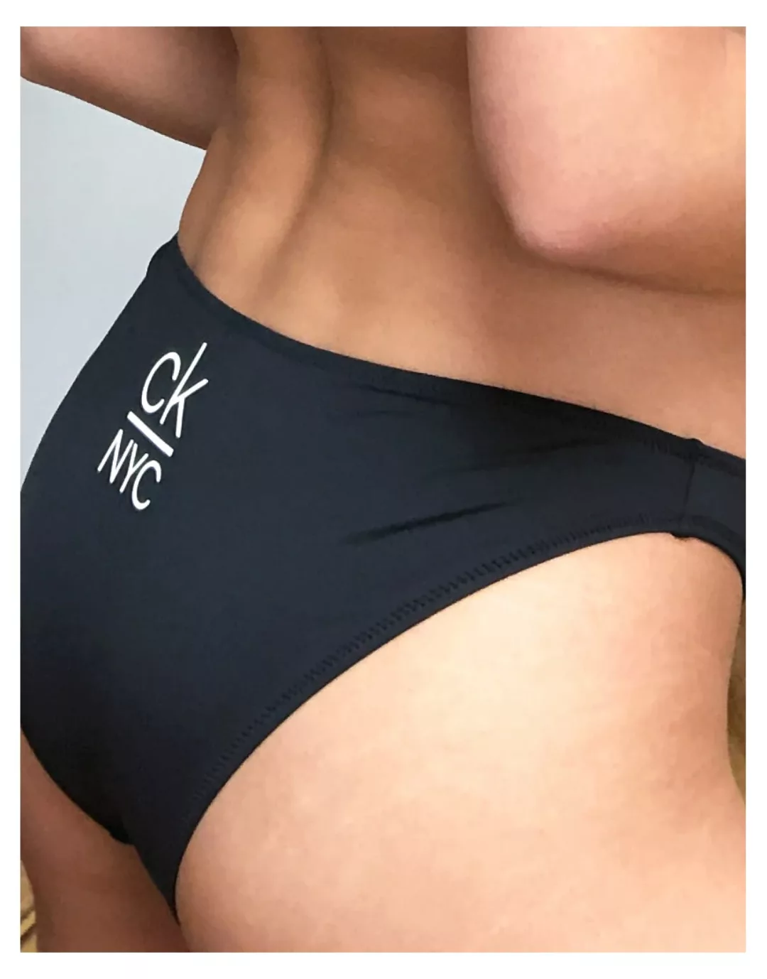 Calvin Klein – Bikiniunterteil in Schwarz günstig online kaufen