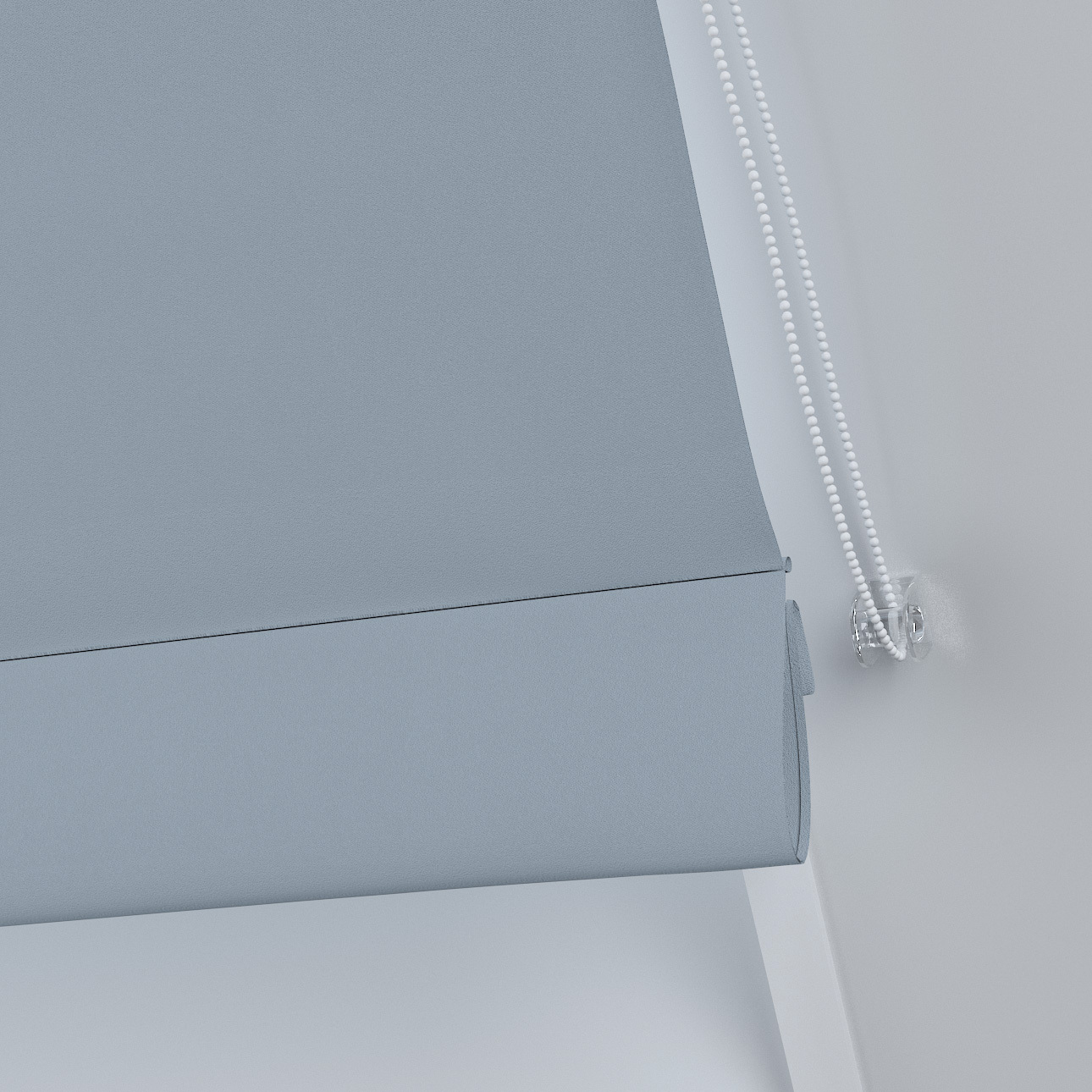 Dekoria Dachfenster-Raffrollo Rimini, blau-grau, 50 x 60 cm günstig online kaufen