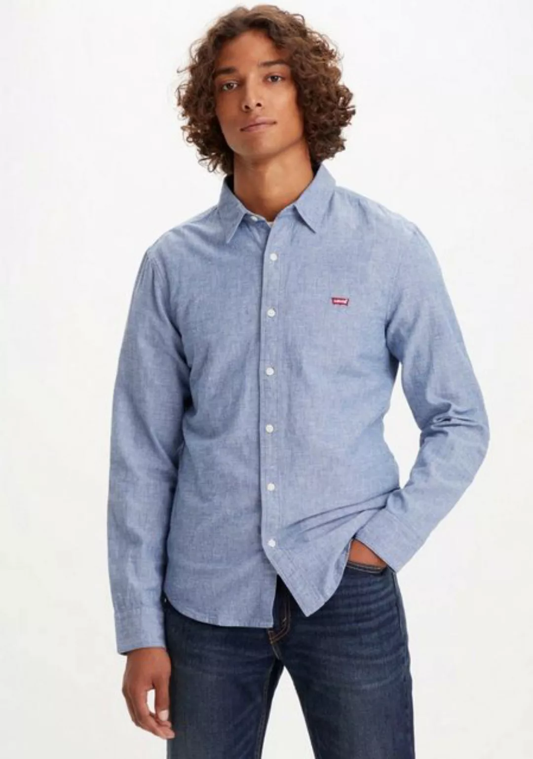 Levis Jeanshemd "BATTERY HM SHIRT SLIM", mit Logobadge günstig online kaufen