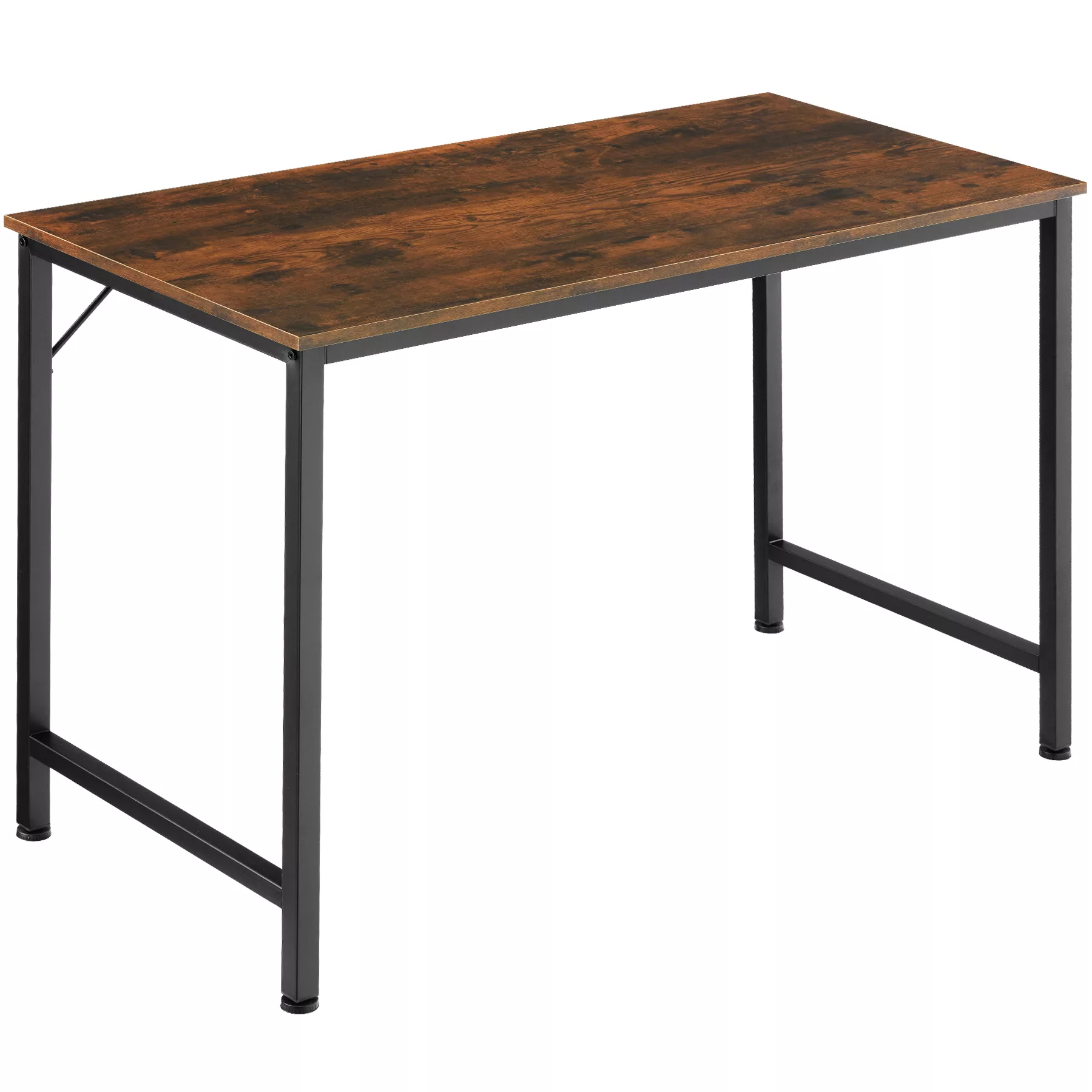 Schreibtisch Jenkins - Industrial Holz dunkel, rustikal, 120 cm günstig online kaufen