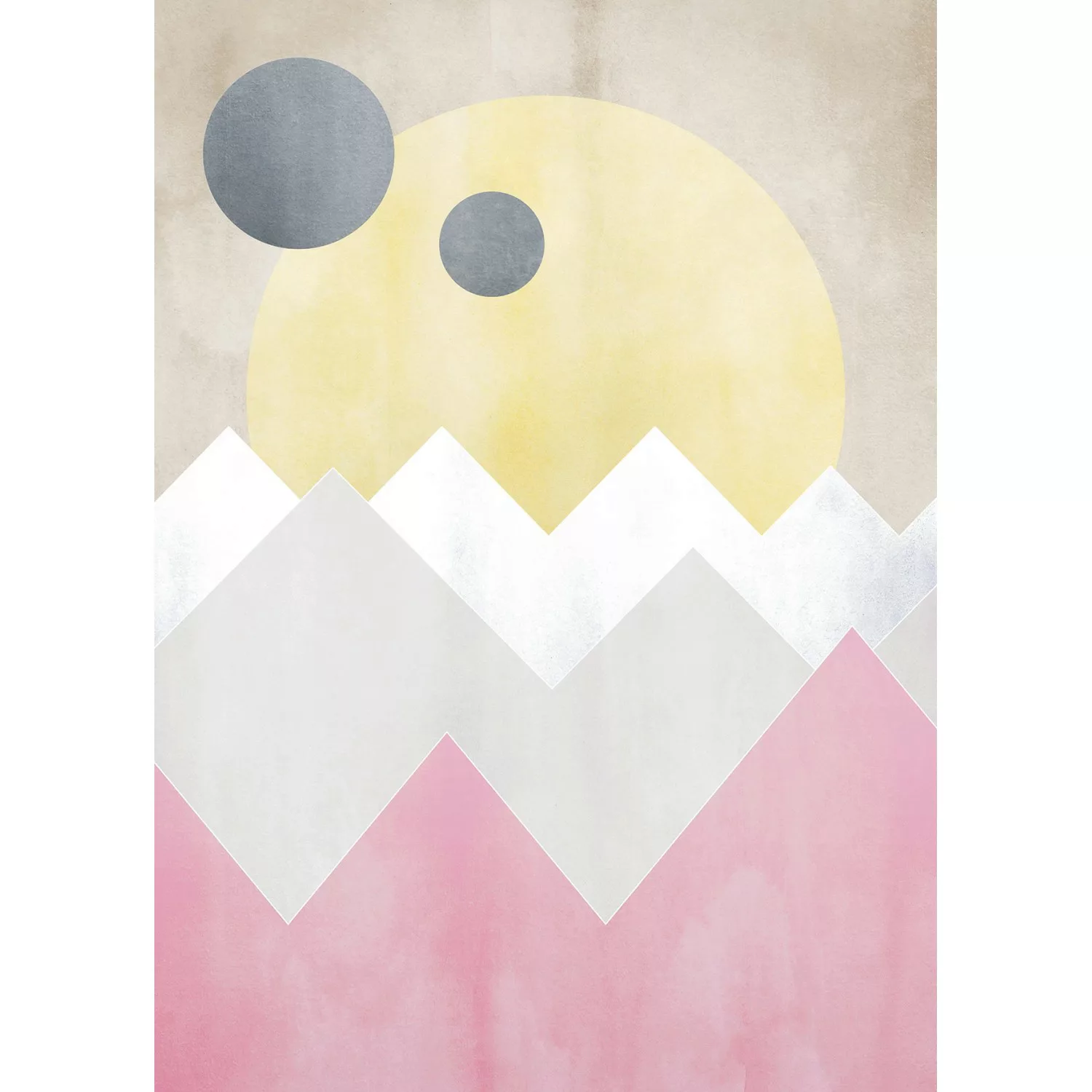 Komar Poster "Sunrise Spring", Formen-Kunst, (1 St.), Kinderzimmer, Schlafz günstig online kaufen