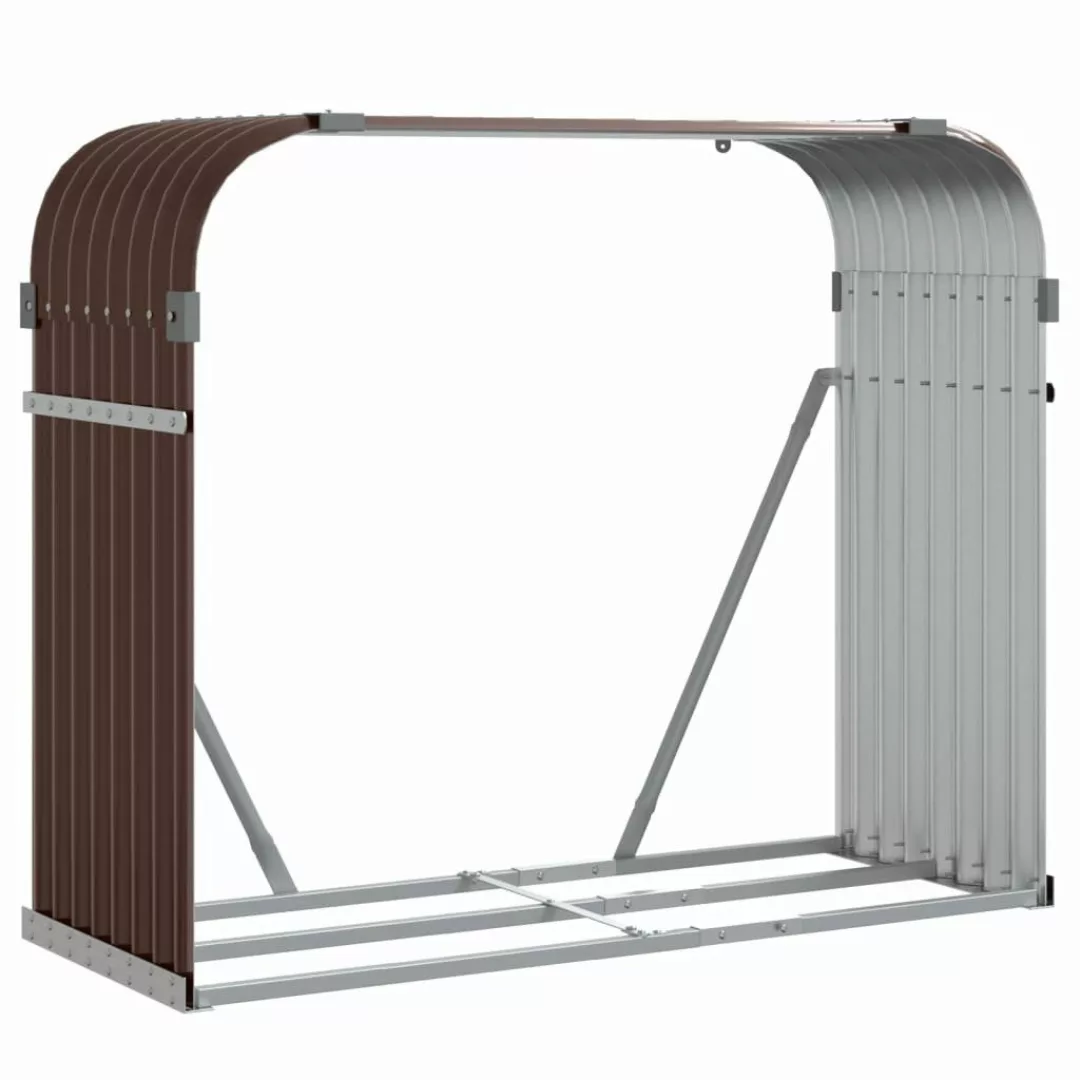 vidaXL Kaminholzregal Kaminholzunterstand Braun 120x45x100 cm günstig online kaufen
