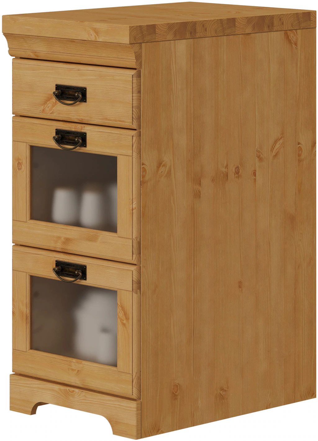 Home affaire Unterschrank "Rügen", Breite 40 cm, Kiefer massiv, Schubkästen günstig online kaufen