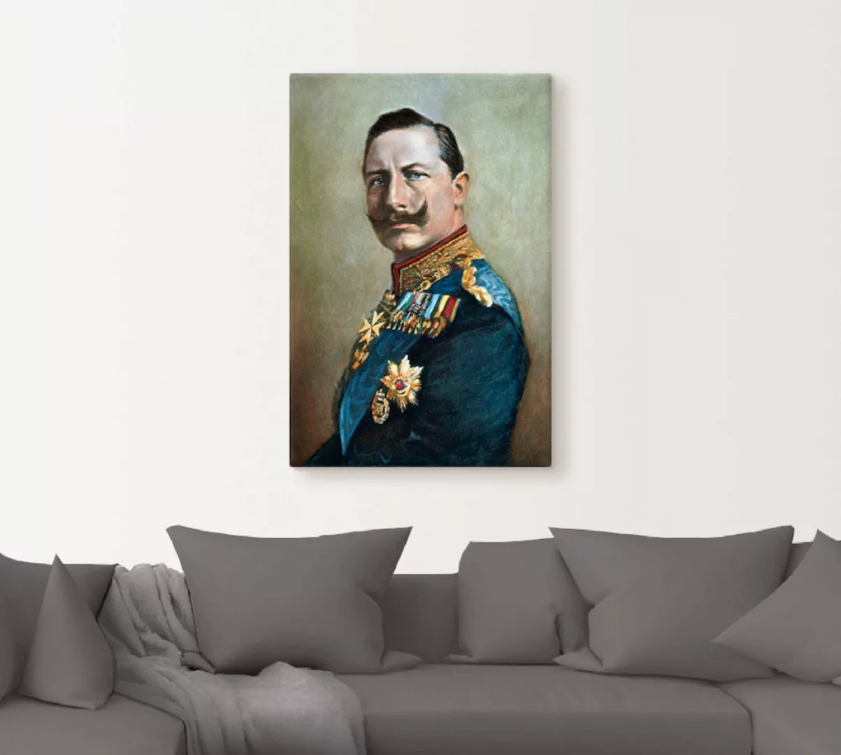 Artland Leinwandbild »Wilhelm II.«, Menschen, (1 St.), auf Keilrahmen gespa günstig online kaufen