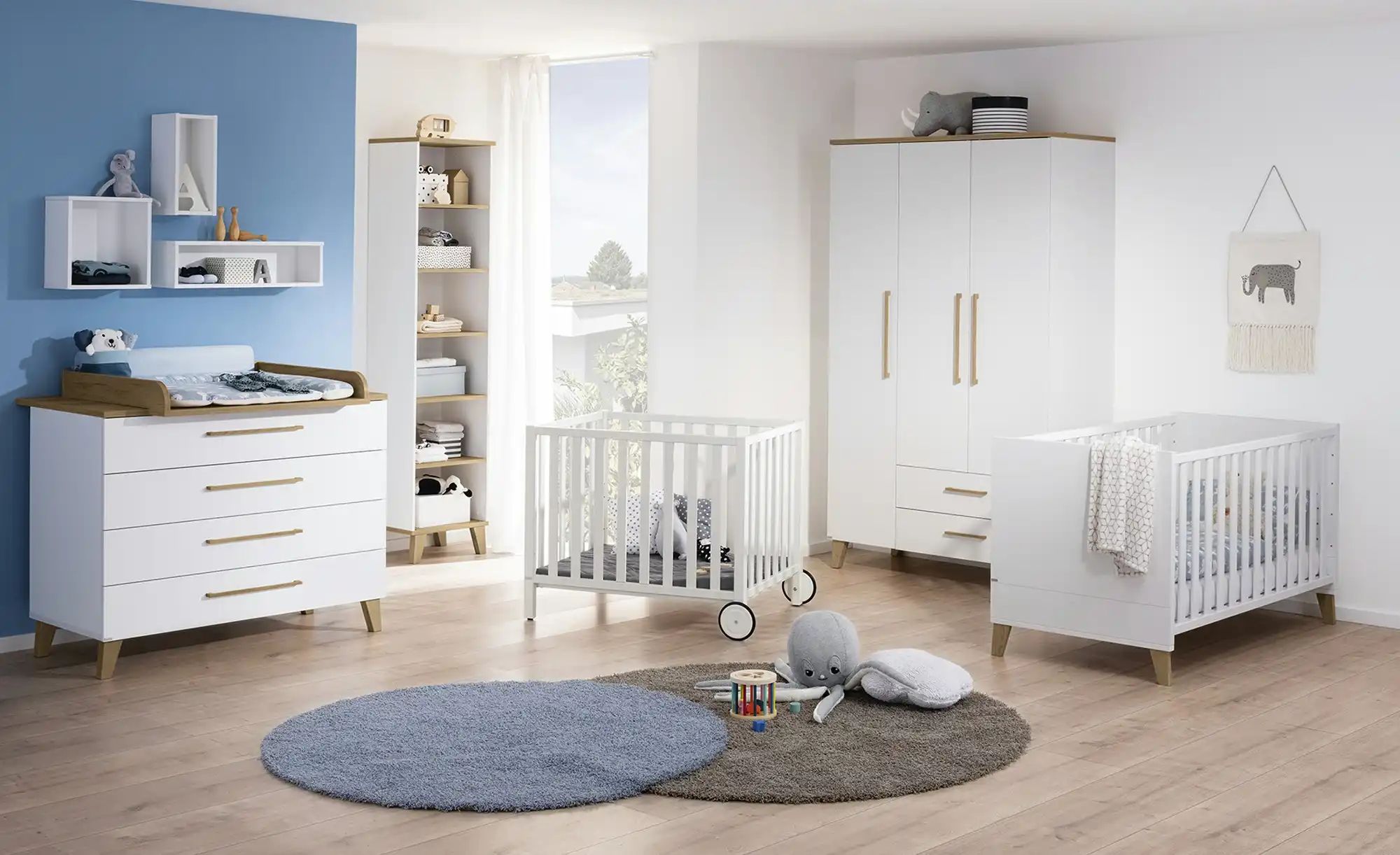 PAIDI Kommode  Oscar ¦ weiß ¦ Maße (cm): B: 123,5 H: 95 T: 55,9 Baby > Baby günstig online kaufen