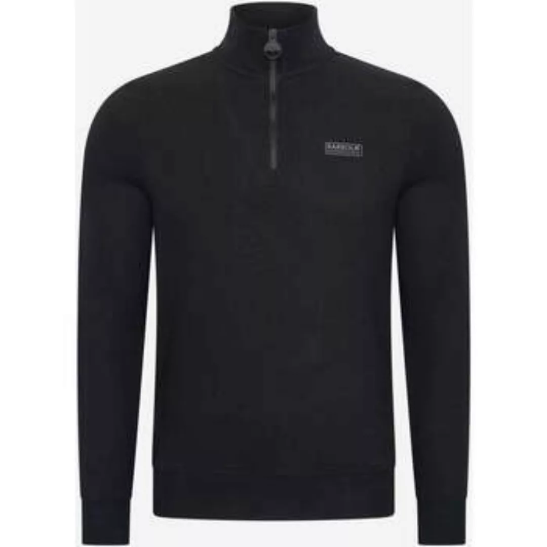 Barbour  Pullover Essential-Sweatshirt mit halbem Reißverschluss – Schwarzz günstig online kaufen