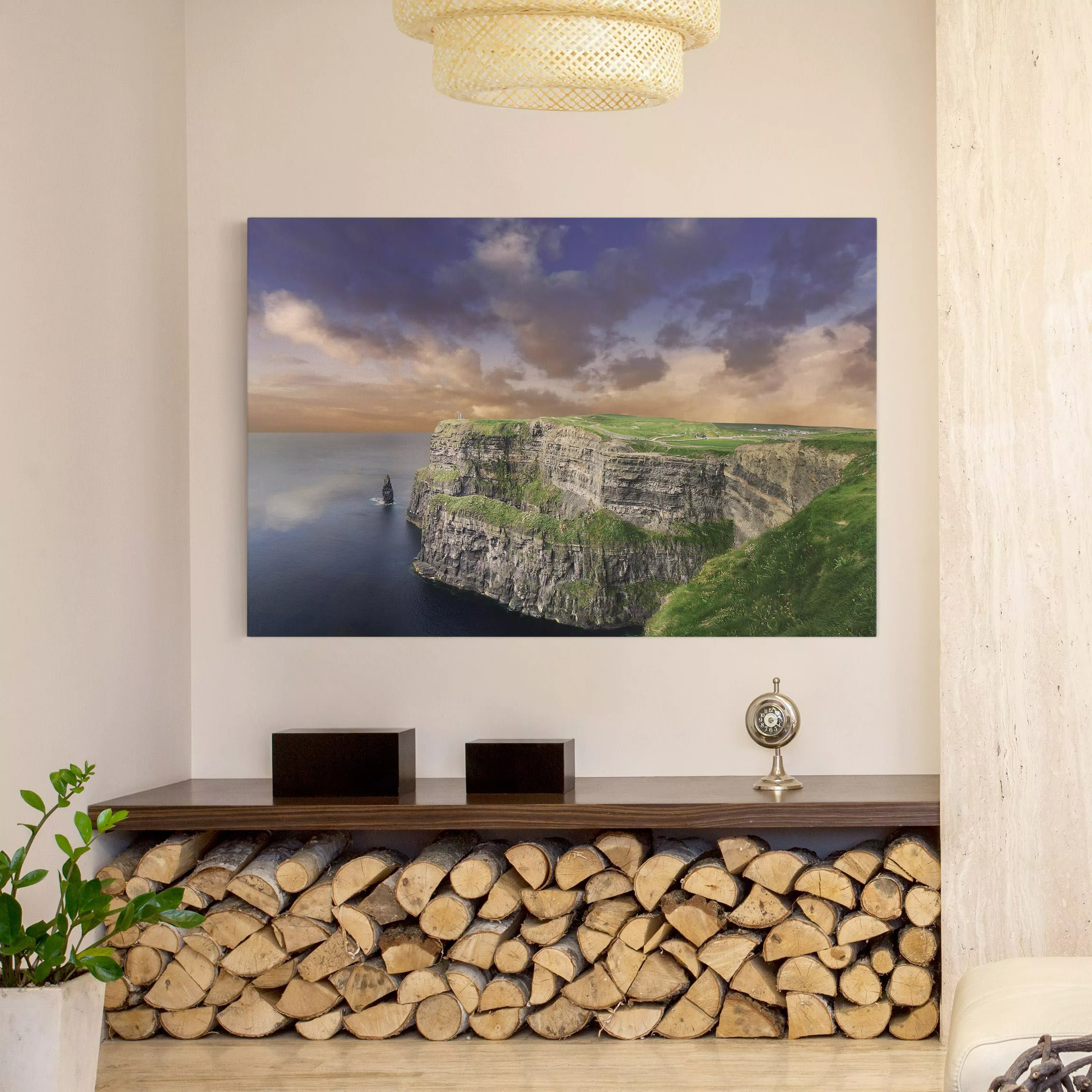 Leinwandbild Natur & Landschaft - Querformat Cliffs Of Moher günstig online kaufen