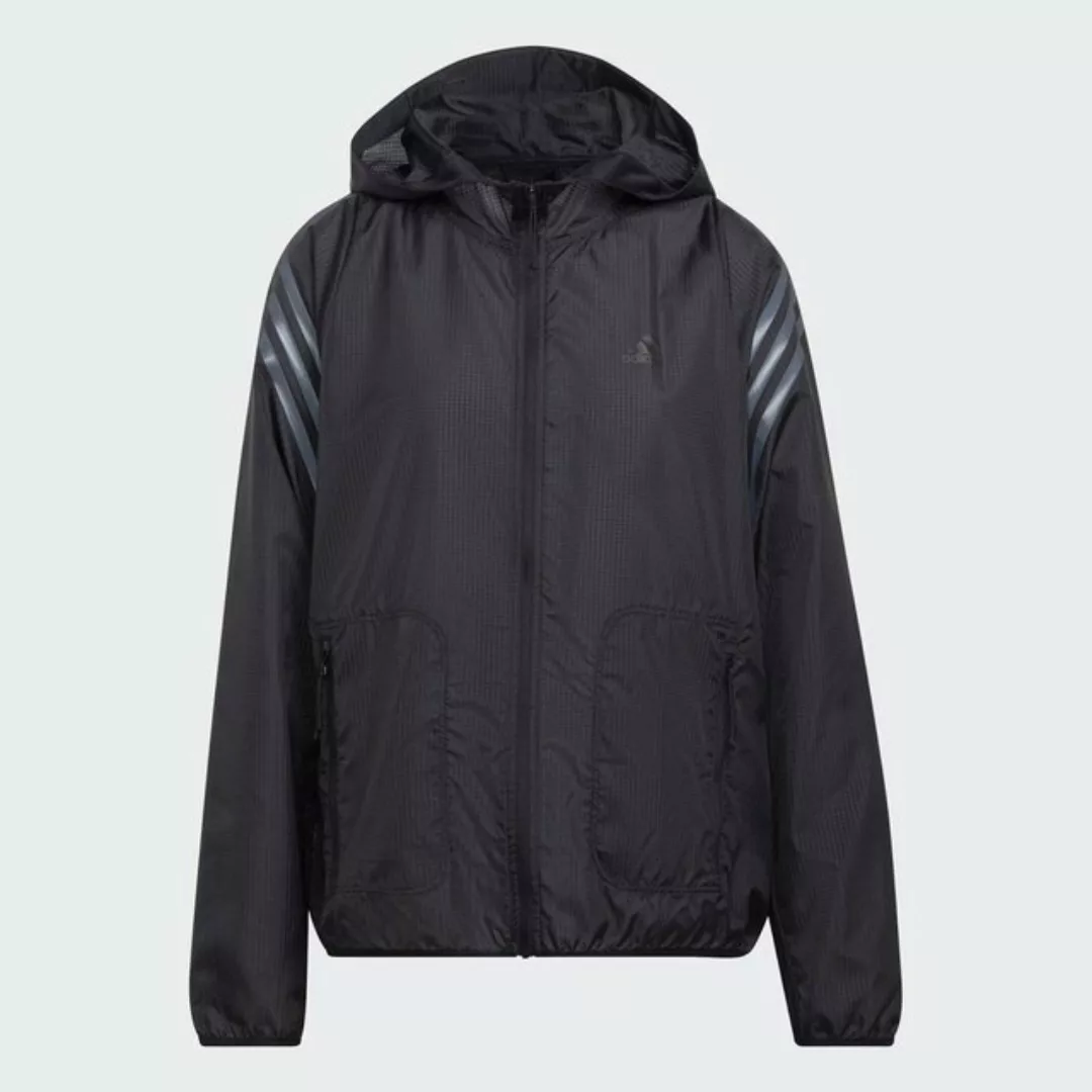 adidas Performance Laufjacke RUN ICONS 3-STREIFEN HOODED RUNNING WINDBREAKE günstig online kaufen