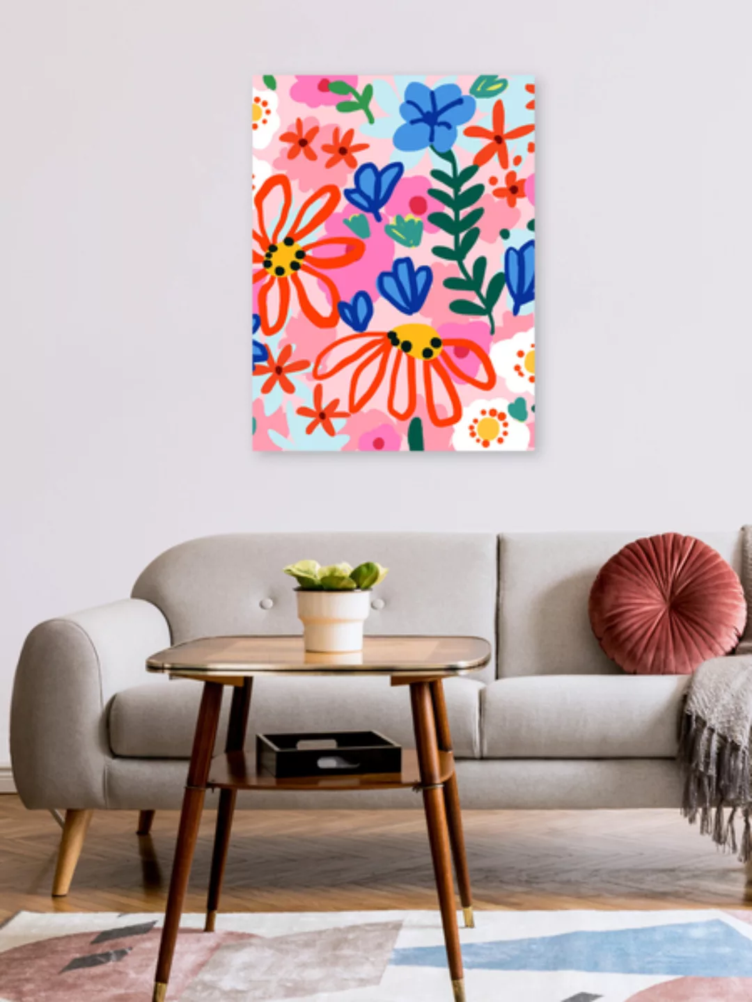 Poster / Leinwandbild - That Floral Summer Kinda Feeling günstig online kaufen