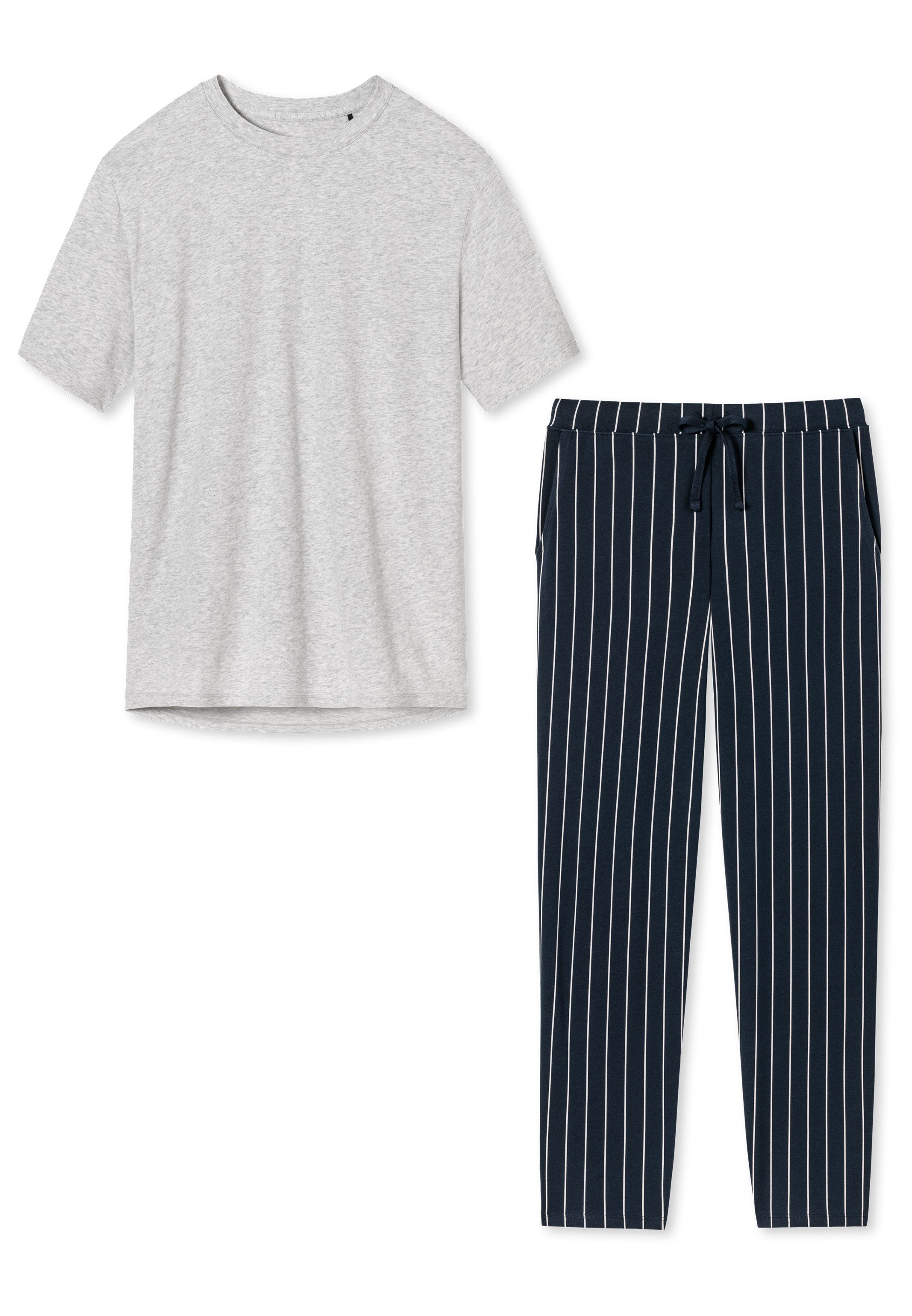 Schiesser Pyjama Organic Cotton (Set, 2 günstig online kaufen