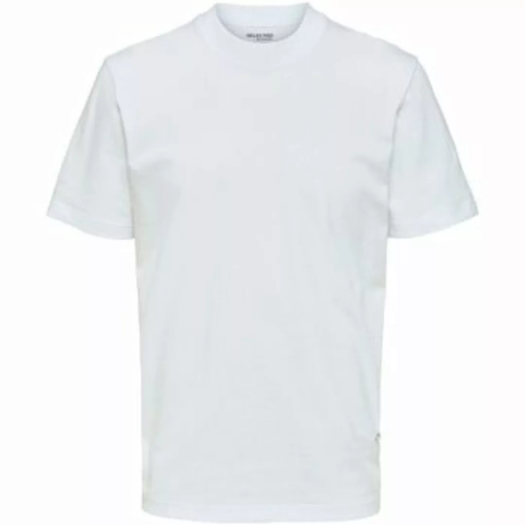 Selected  T-Shirts & Poloshirts 16077385 RELAXCOLMAN-BRIGHT WHITE günstig online kaufen
