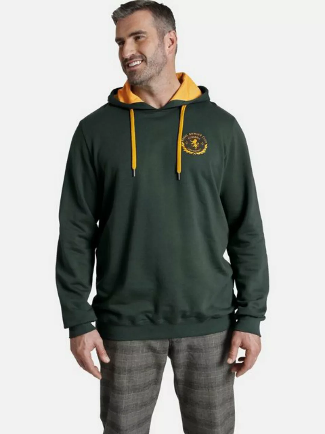 Charles Colby Kapuzensweatshirt EARL TODD mit farbigem Kapuzenfutter günstig online kaufen