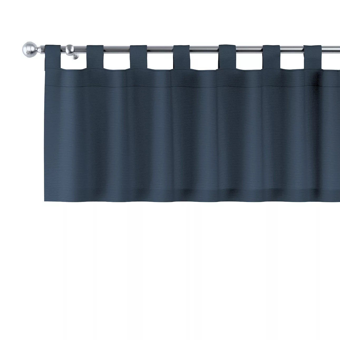 Kurzgardine mit Schlaufen, marinenblau, 130 x 40 cm, Quadro (136-04) günstig online kaufen