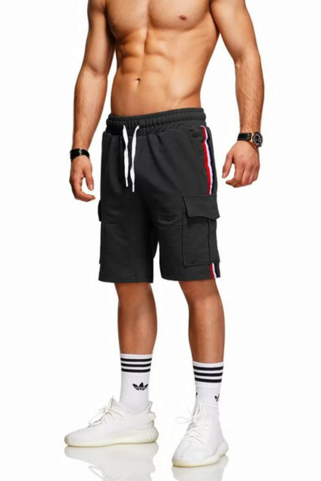 behype Shorts "FABIO", mit Cargo-Taschen günstig online kaufen