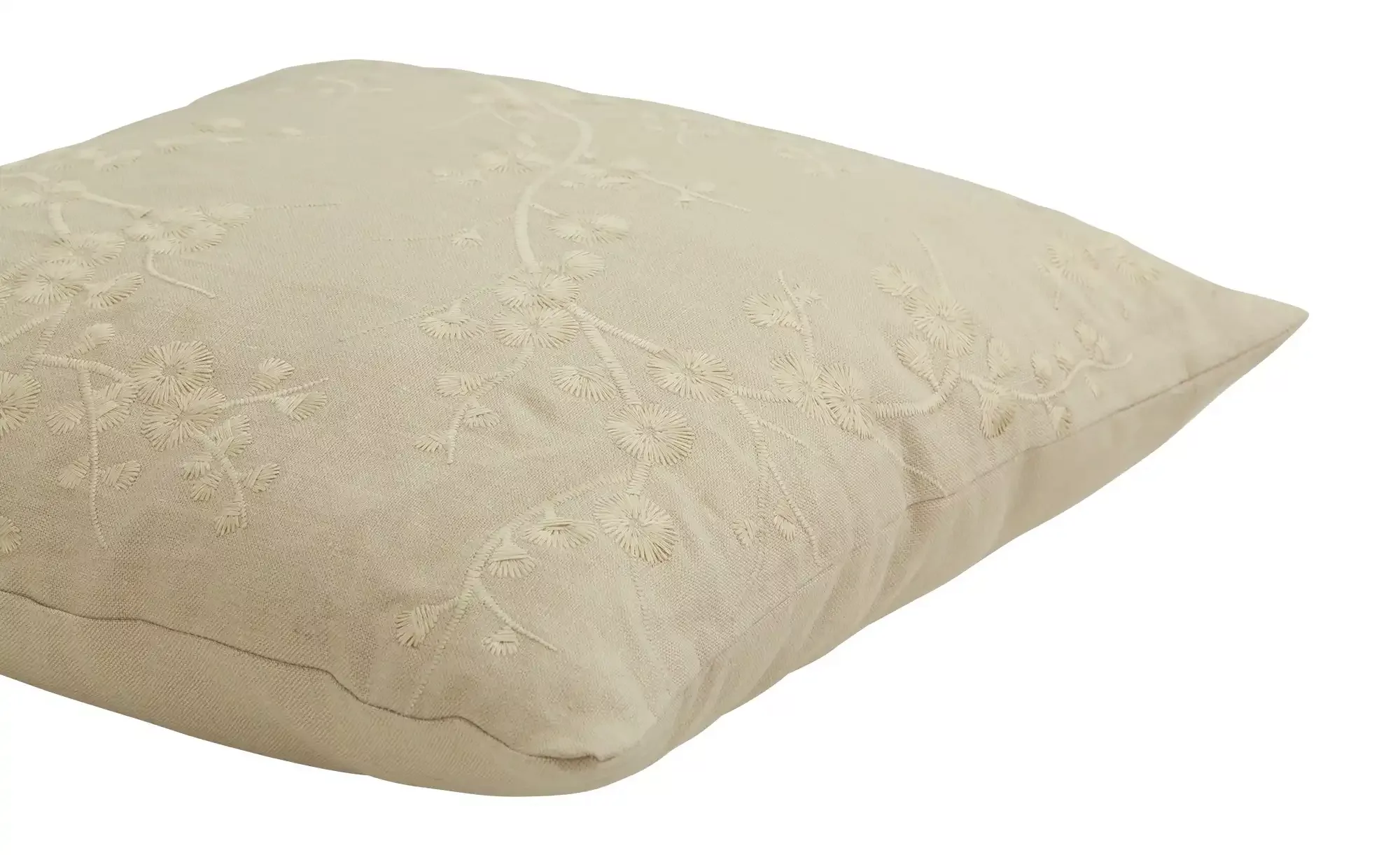 HOME STORY Kissen  Spring Blossom ¦ beige ¦ Maße (cm): B: 45 Dekokissen & D günstig online kaufen