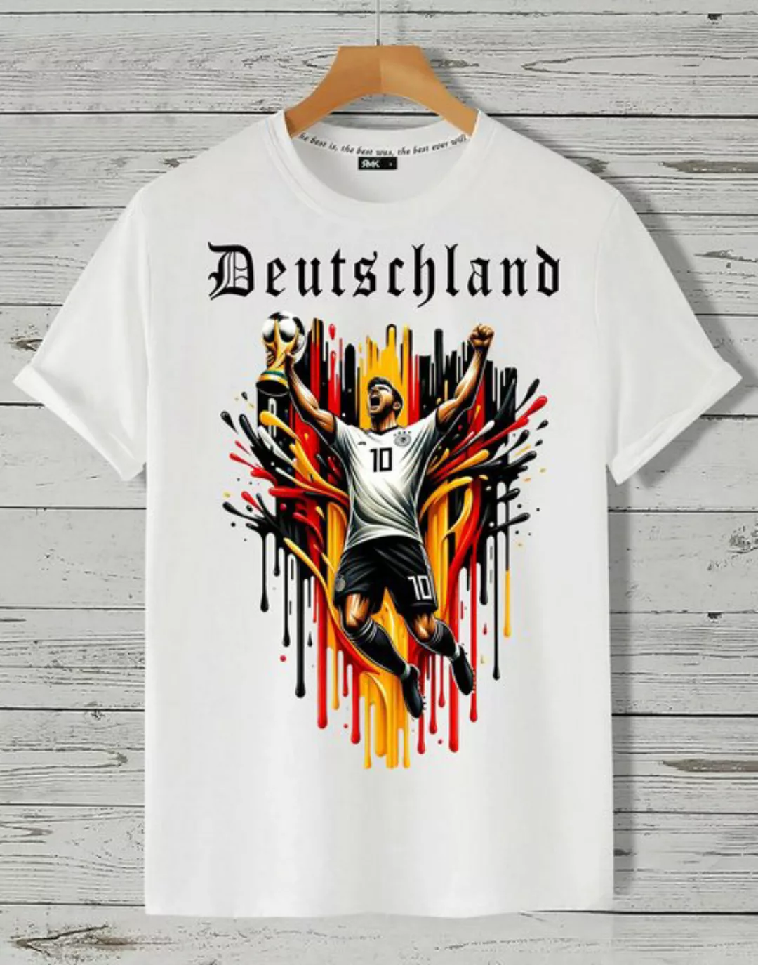 RMK T-Shirt Herren Shirt Fan Trikot Rundhals Fußball Deutschland Germany EM günstig online kaufen