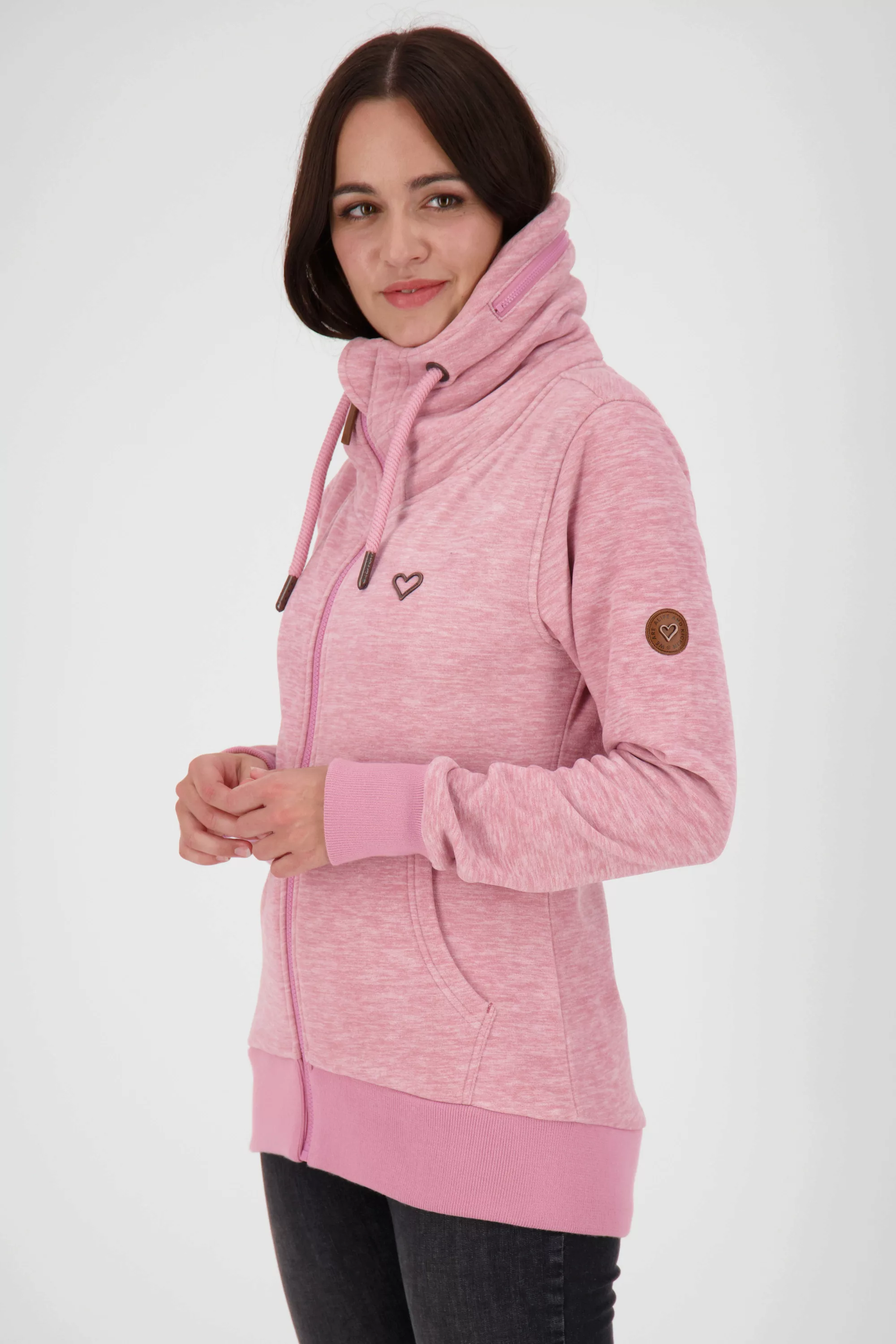 Alife & Kickin Sweatjacke "VivianAK F Polarfleece Jacket Damen" günstig online kaufen