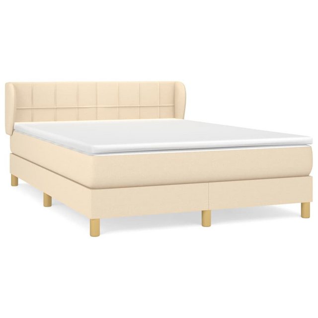 vidaXL Boxspringbett Bett Boxspringbett mit Matratze & Topper Stoff verschi günstig online kaufen