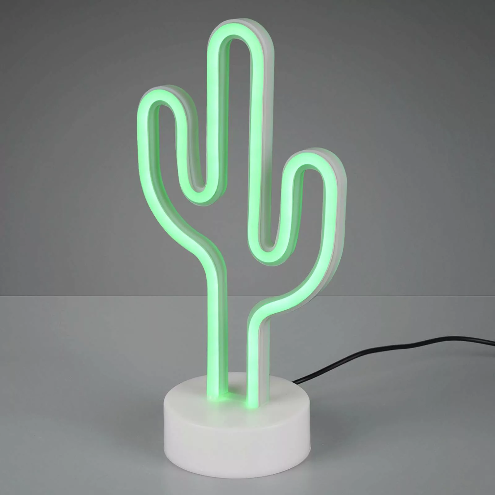 Reality LED Tischleuchte Cactus 29,6 cm x 14,3 cm x 8,5 cm Weiß günstig online kaufen