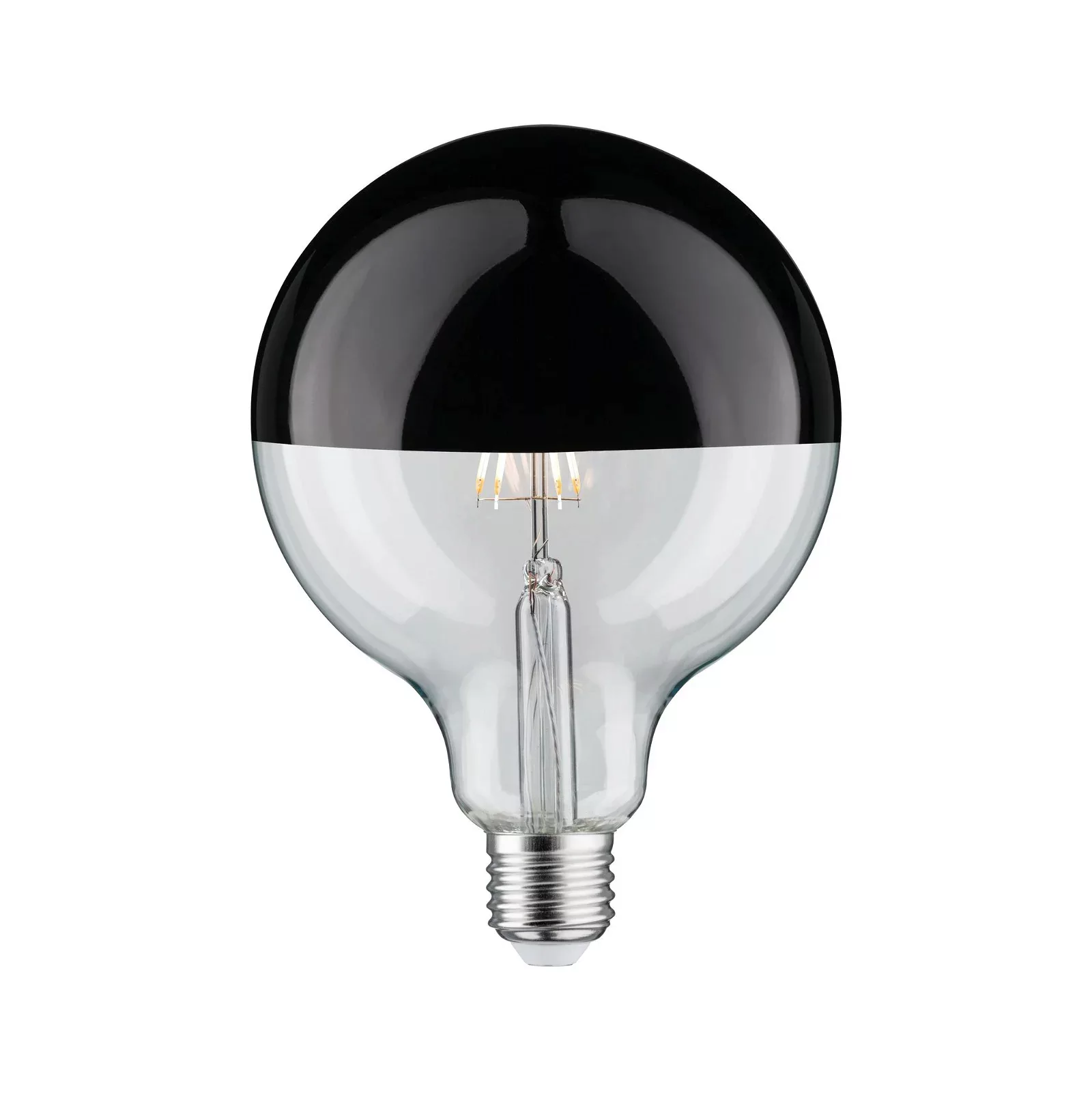 Paulmann LED-Kopfspiegel E27 6,5W schwarzchrom günstig online kaufen