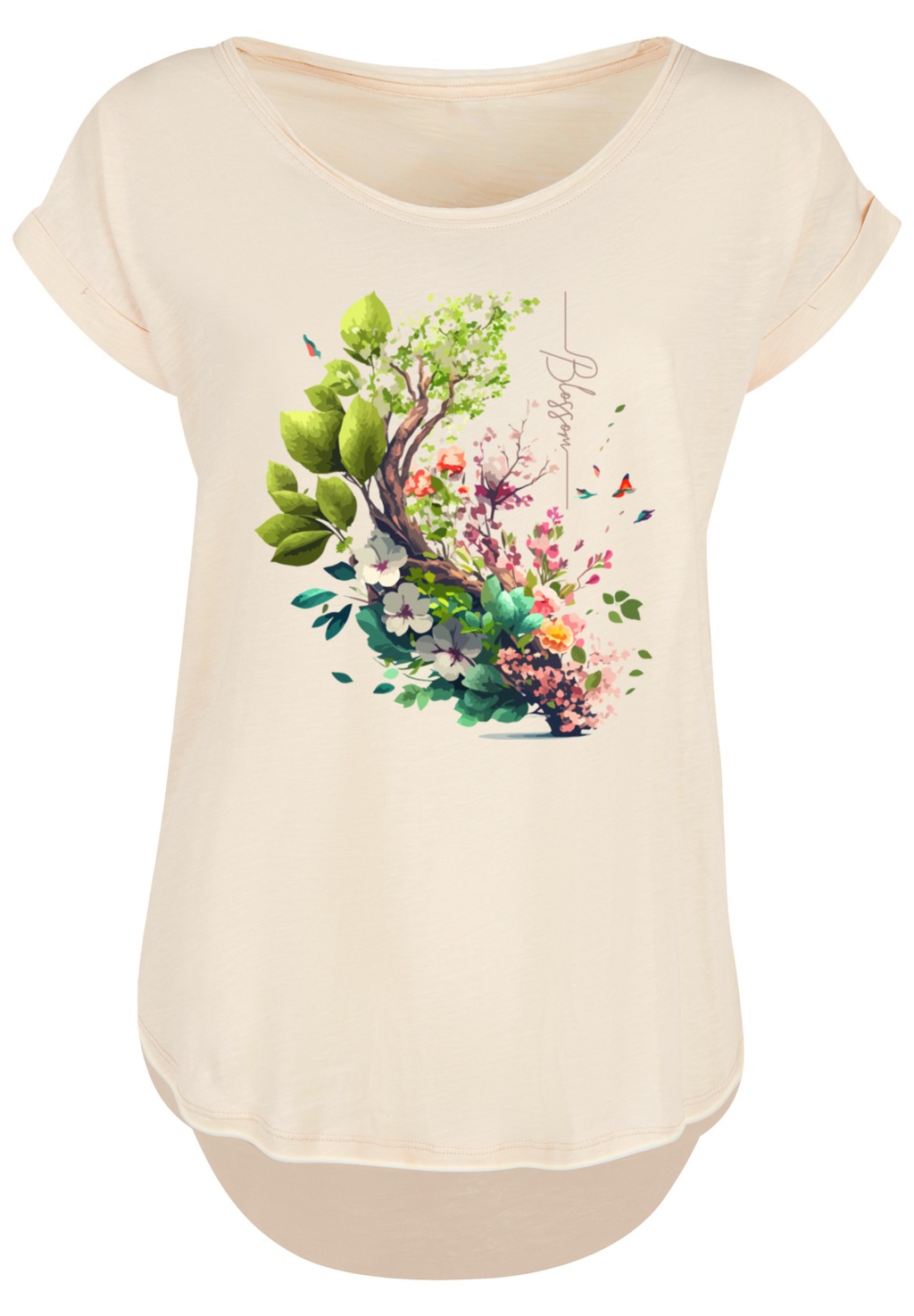 F4NT4STIC T-Shirt "Baum mit Blumen", Print günstig online kaufen
