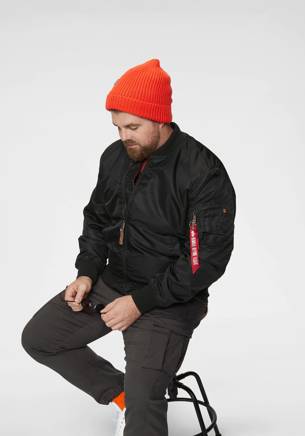 Alpha Industries Bomberjacke "MA-1 VF59 LONG", ohne Kapuze, gefüttert günstig online kaufen