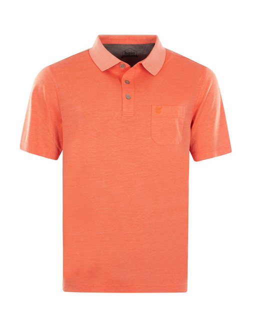 Hajo Poloshirt Softknit-Poloshirt in Zweitonoptik günstig online kaufen