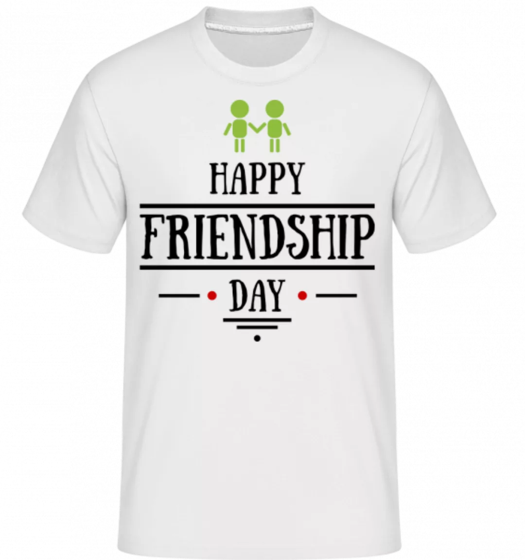 Happy Friendship Day · Shirtinator Männer T-Shirt günstig online kaufen