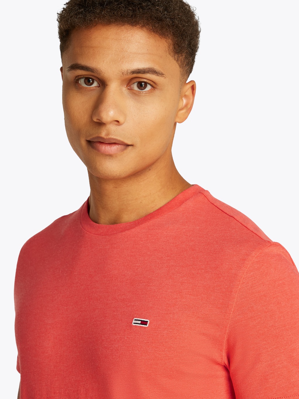 Tommy Jeans T-Shirt "TJM XSLIM JASPE HTR TEE EXT", Mit Rundhalsausschnitt günstig online kaufen