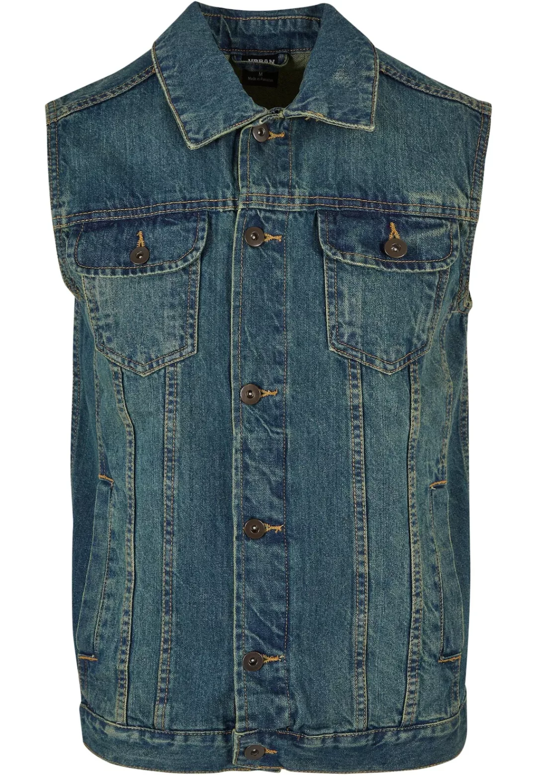 URBAN CLASSICS Jerseyweste "Urban Classics Herren Denim Vest", (1 tlg.) günstig online kaufen